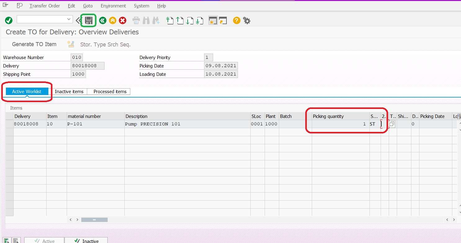How To Create Transfer Order For Outbound Delivery In SAP