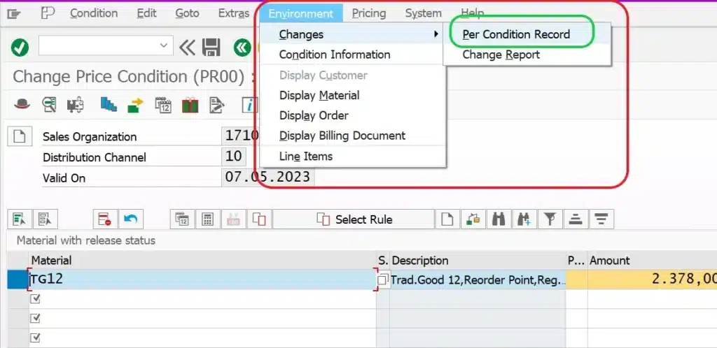 Change-Codndition-Record-VK12_-Individual-Record