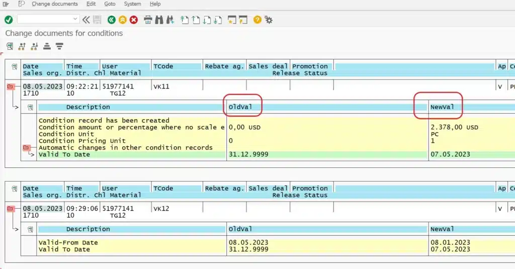 Change-Codndition-Record-VK12_-Individual-Record
