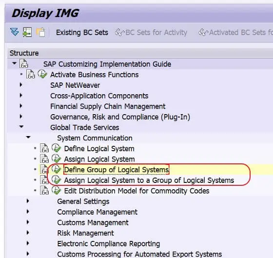 Establish Connection Between The SAP Feeder System And SAP GTS ...